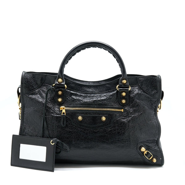 Balenciaga Classic City Bag Aged Calfskin GHW — Designer Leather Handbag