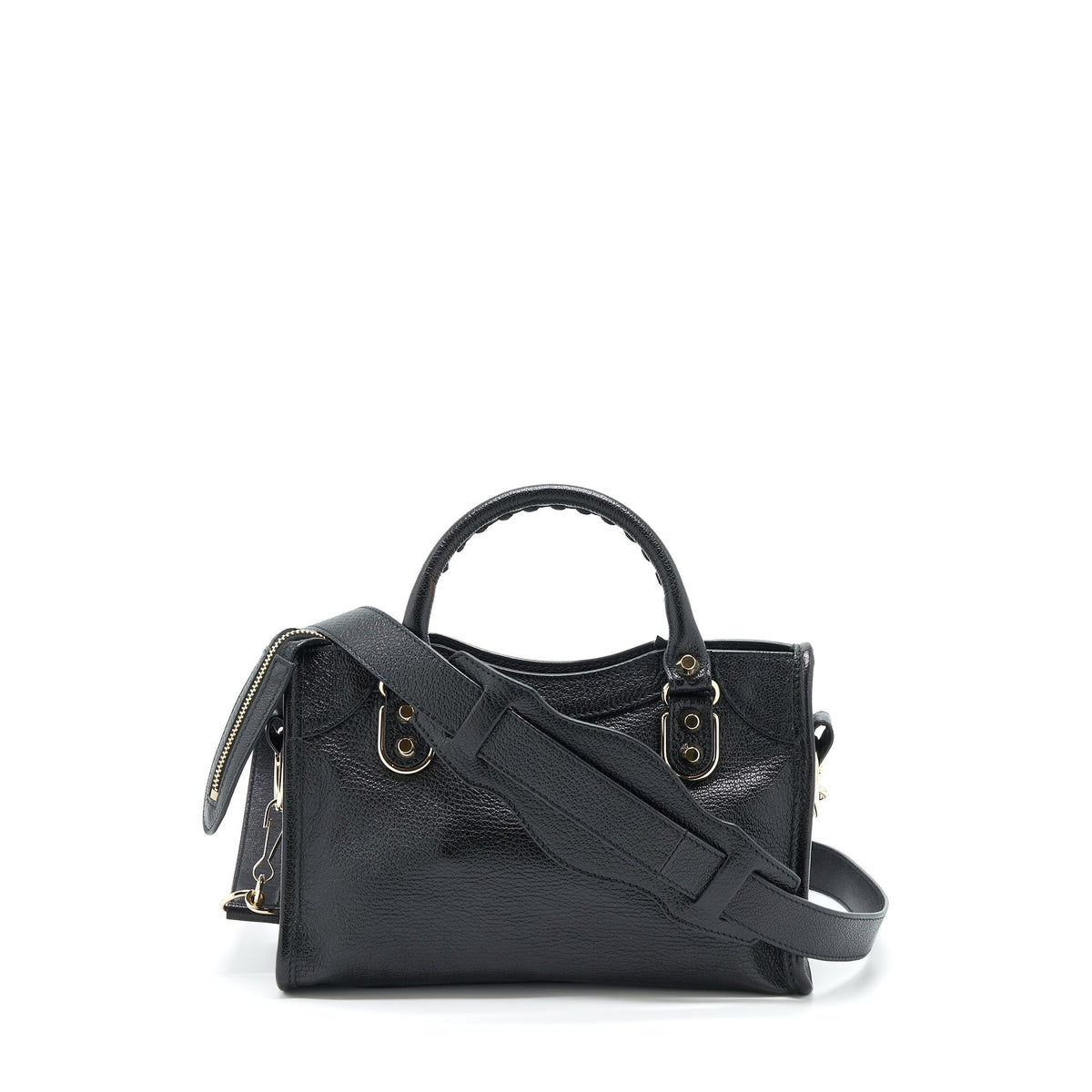 Luxar623 elegant leather Handbag back view