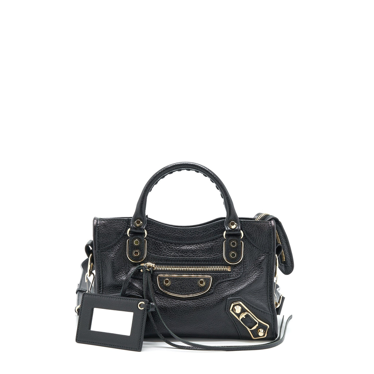 Balenciaga women's handbag Black luxury designer leather