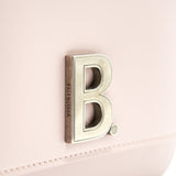 Side view of Balenciaga handbag Pink premium designer bag