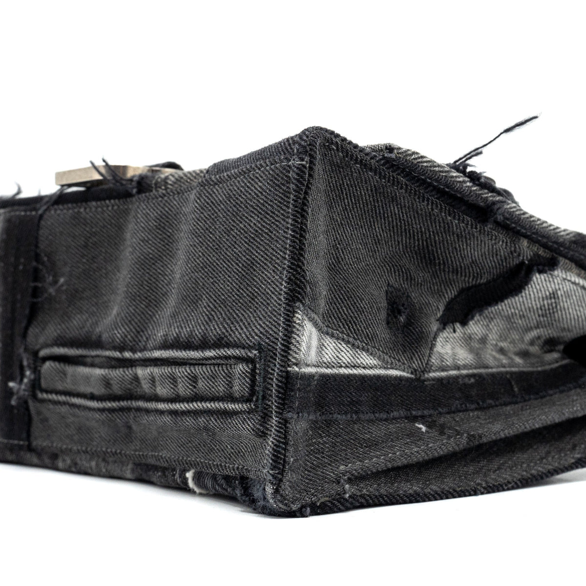 Side view of Balenciaga handbag Black premium designer bag