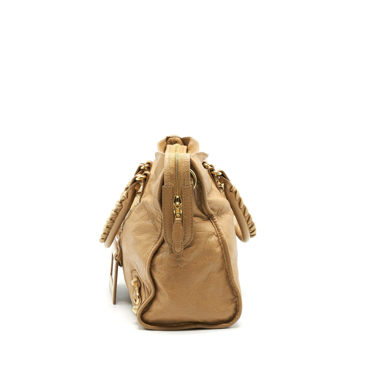 Balenciaga designer handbag leather closeup detail