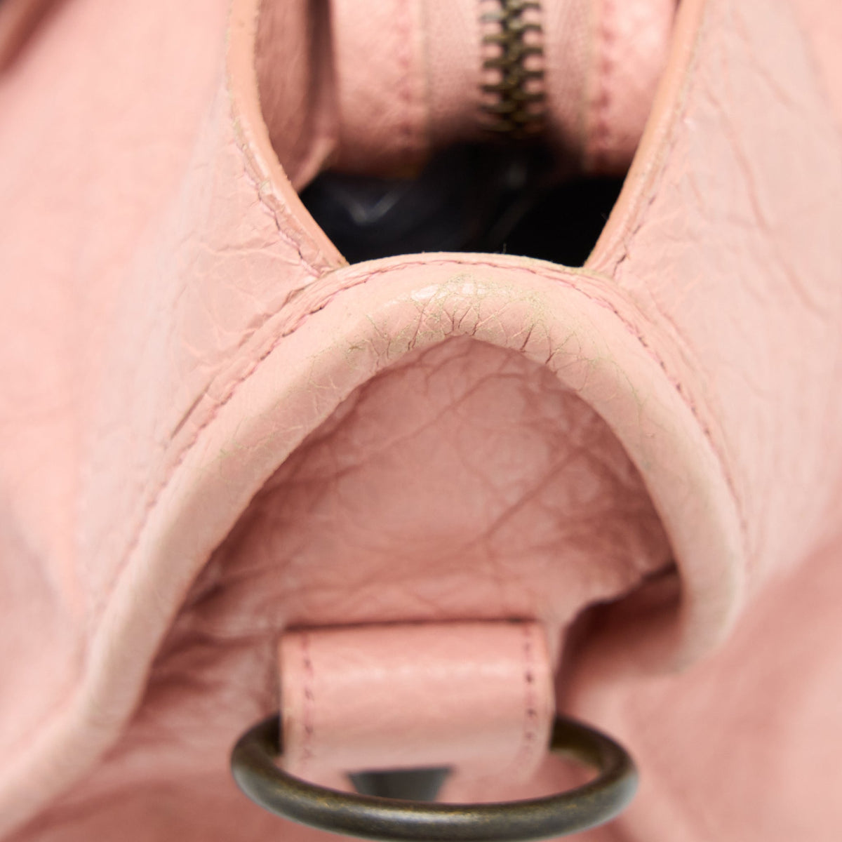 Balenciaga Classic City Bag Leather Pink Black Hardware — Designer Leather Handbag