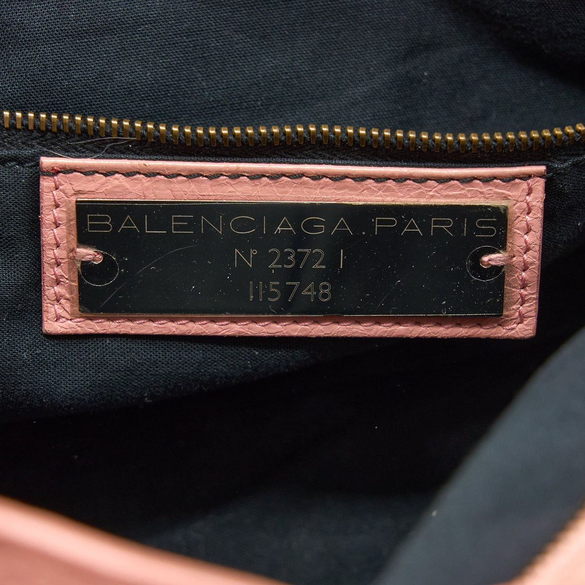 Balenciaga Classic City Bag Leather Pink Black Hardware — Designer Leather Handbag