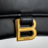 Balenciaga women's handbag Black luxury designer calf