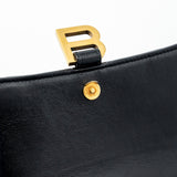 Balenciaga authentic luxury handbag Black calf craftsmanship