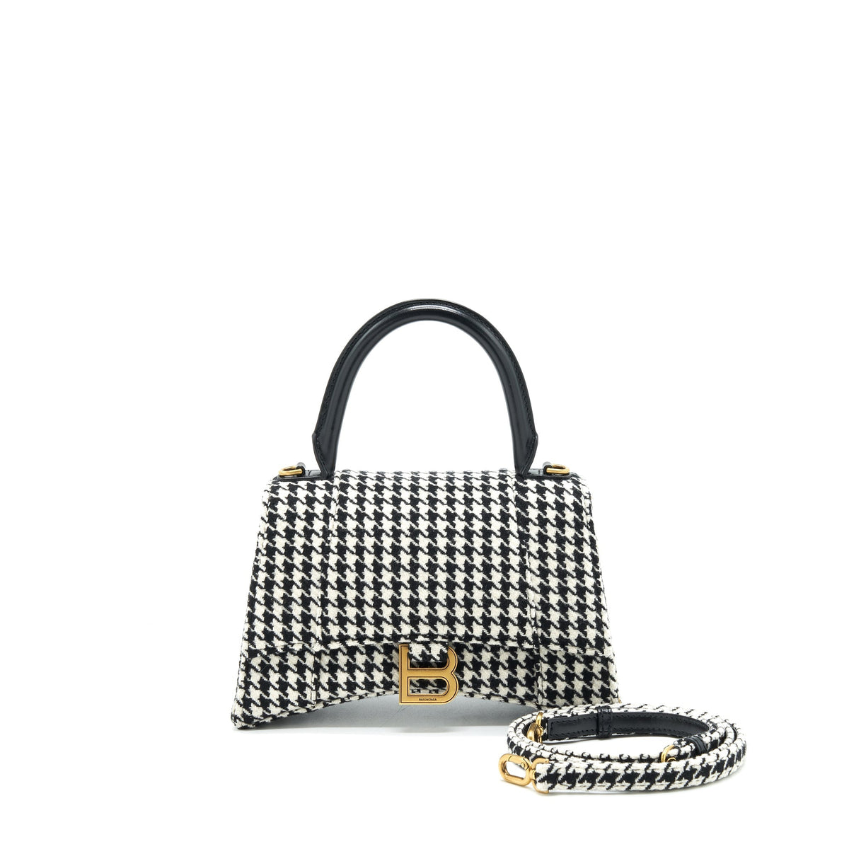 Balenciaga Hourglass Small Fabric | Designer Top Handle Bag