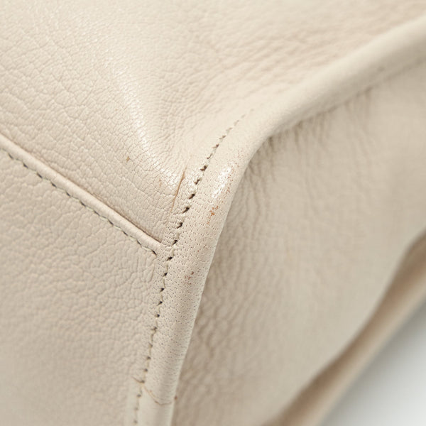 Balenciaga Mini City Bag Beige GHW — Designer Leather Handbag