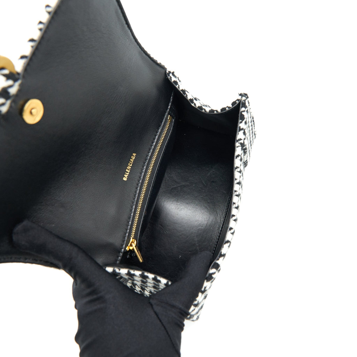 Balenciaga Hourglass Small Fabric | Designer Top Handle Bag