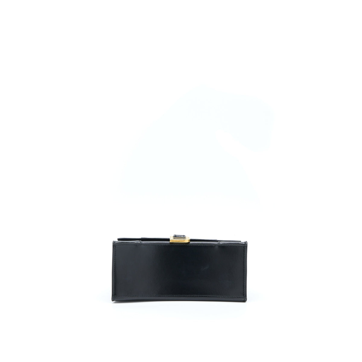 Balenciaga Hourglass Small Handbag Box Calfskin Black GHW | Designer Top Handle Bag