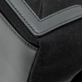 Balenciaga authentic luxury handbag Black canvas craftsmanship
