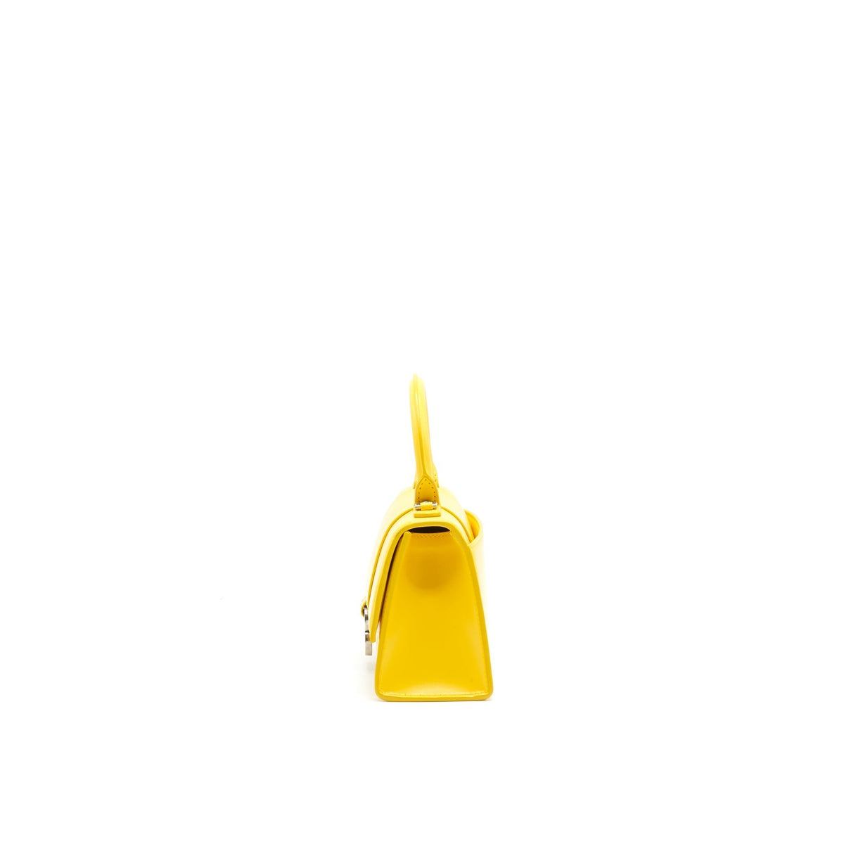 Balenciaga Hourglass XS Top Handle Yellow | Designer Top Handle Bag