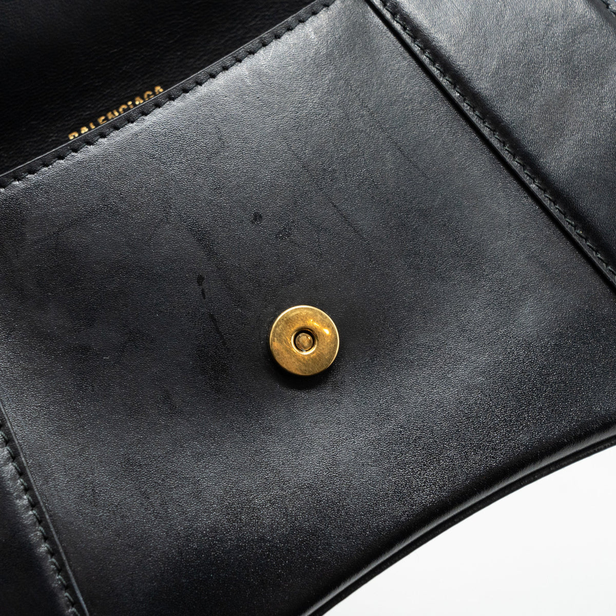 Balenciaga designer handbag calf closeup detail