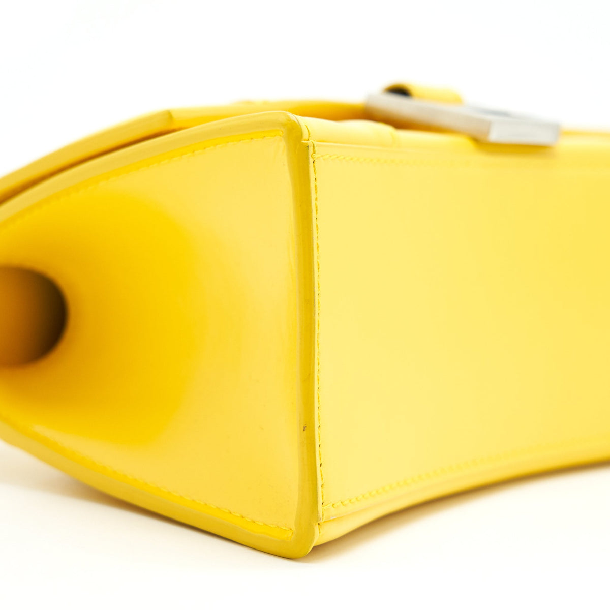 Balenciaga Hourglass XS Top Handle Yellow | Designer Top Handle Bag