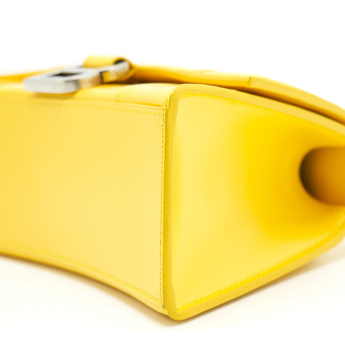 Balenciaga Hourglass XS Top Handle Yellow | Designer Top Handle Bag