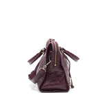 Luxar742 elegant leather Handbag back view