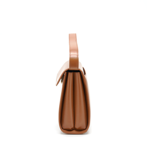 Balenciaga Ghost Medium Shoulder Bag Calfskin Caramel GHW | Designer Ghost Shoulder Bag