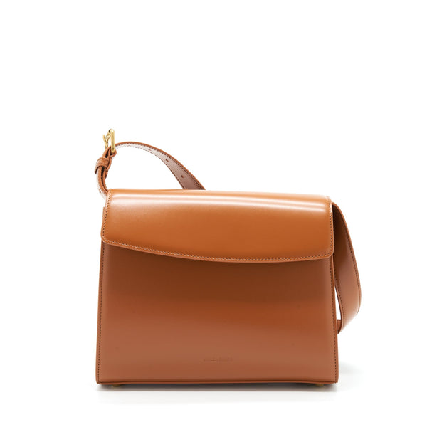 Balenciaga Ghost Medium Shoulder Bag Calfskin Caramel GHW | Designer Ghost Shoulder Bag