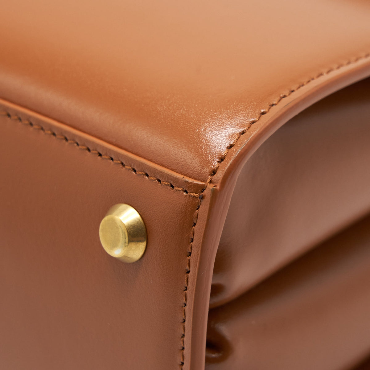 Balenciaga Ghost Medium Shoulder Bag Calfskin Caramel GHW | Designer Ghost Shoulder Bag