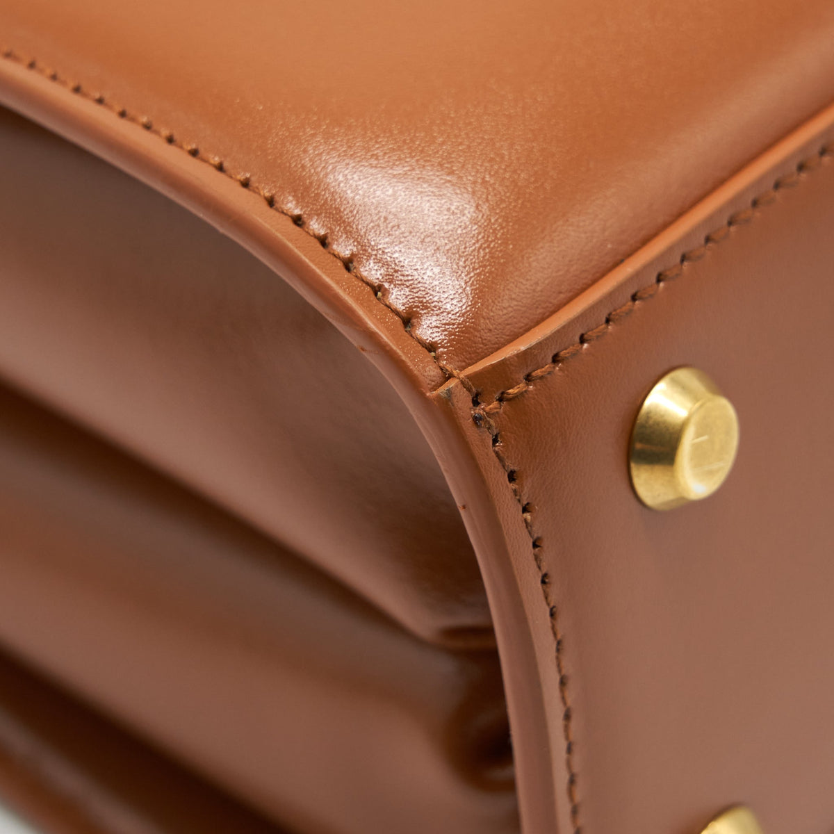 Balenciaga Ghost Medium Shoulder Bag Calfskin Caramel GHW | Designer Ghost Shoulder Bag