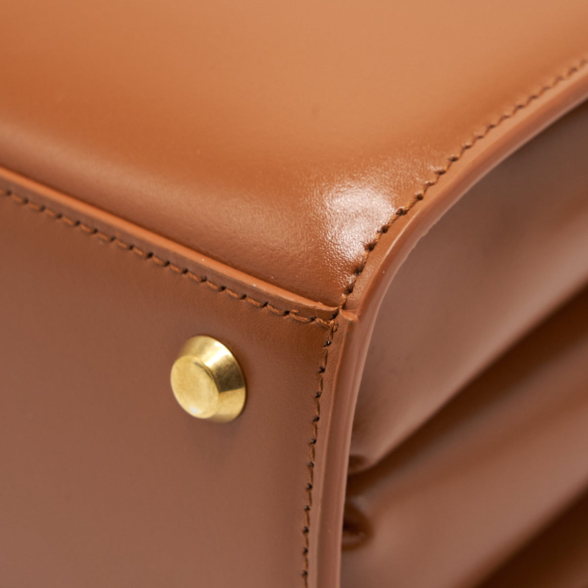 Balenciaga Ghost Medium Shoulder Bag Calfskin Caramel GHW | Designer Ghost Shoulder Bag