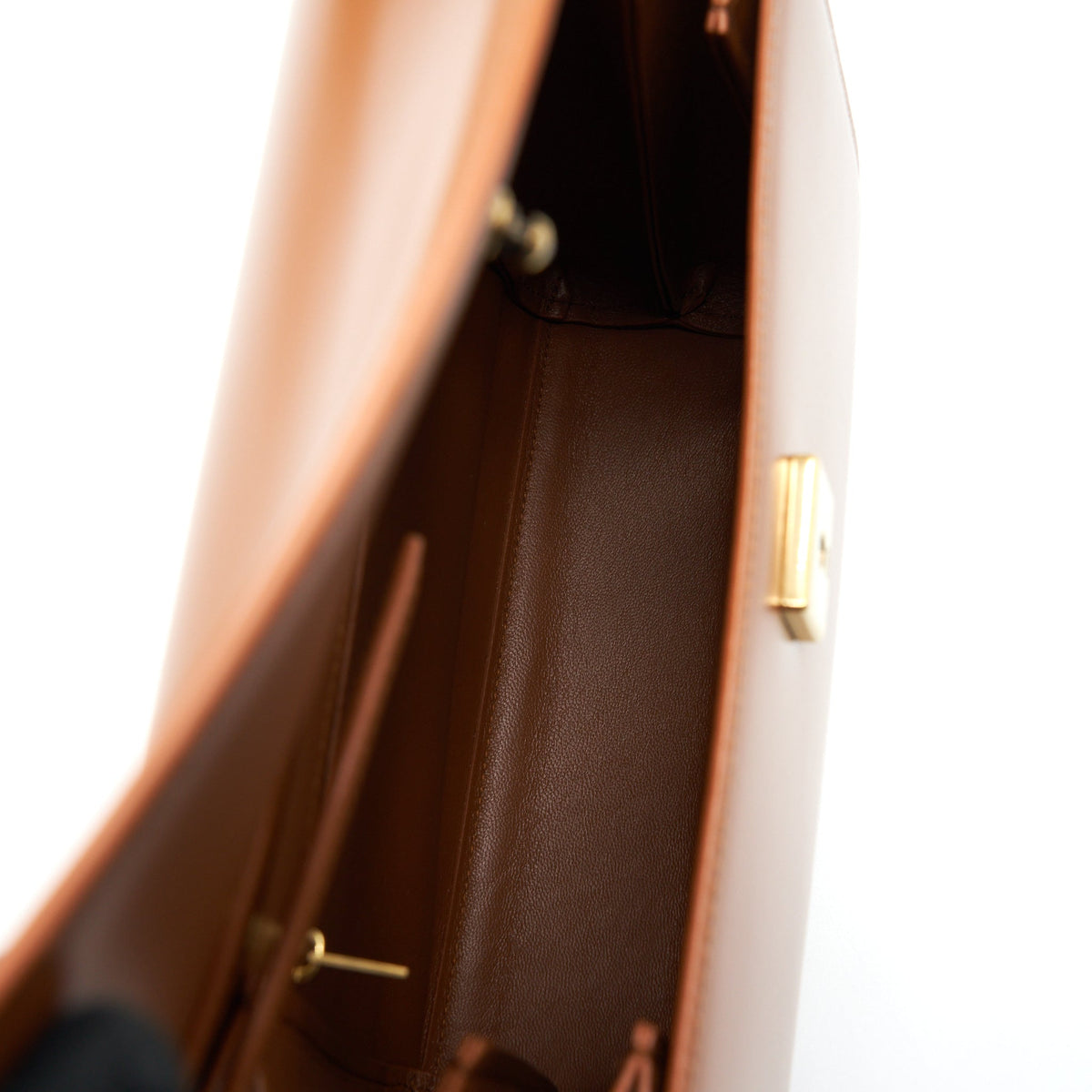 Balenciaga Ghost Medium Shoulder Bag Calfskin Caramel GHW | Designer Ghost Shoulder Bag