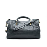 Luxar735 elegant leather Handbag side view