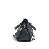 Luxar735 elegant leather Handbag back view