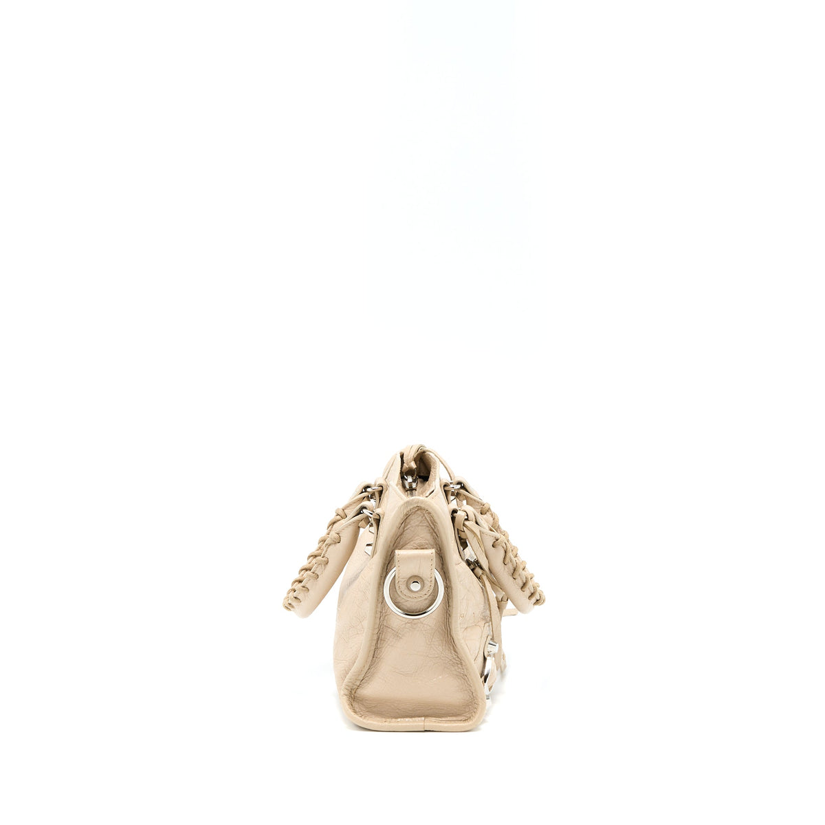 Balenciaga Mini City Bag Beige SHW — Designer Leather Handbag