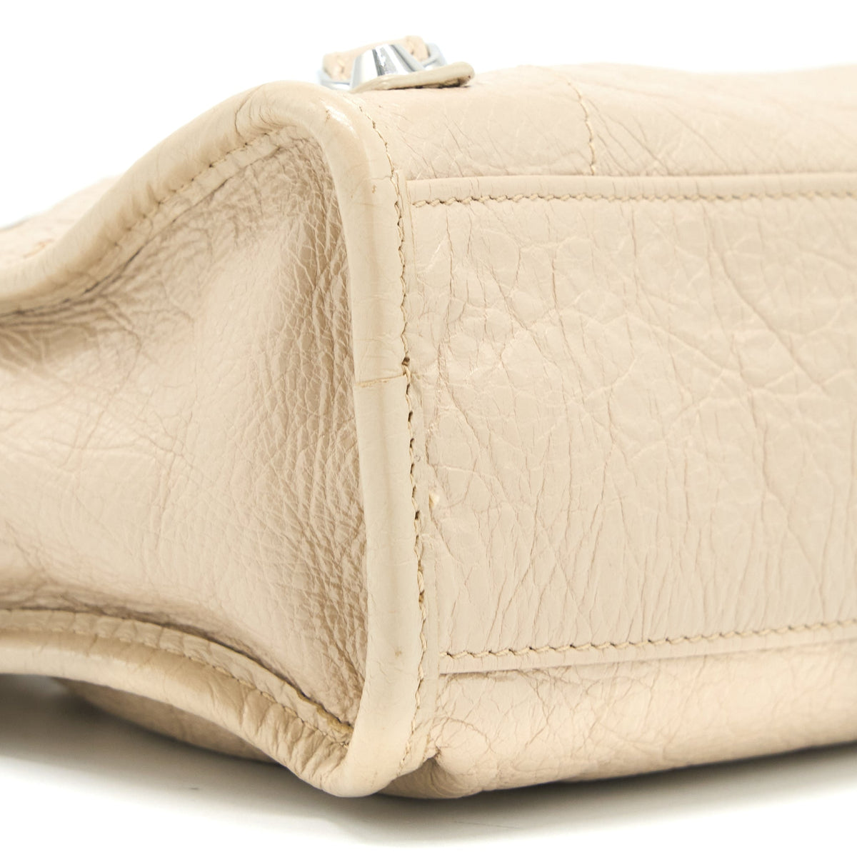 Balenciaga Mini City Bag Beige SHW — Designer Leather Handbag