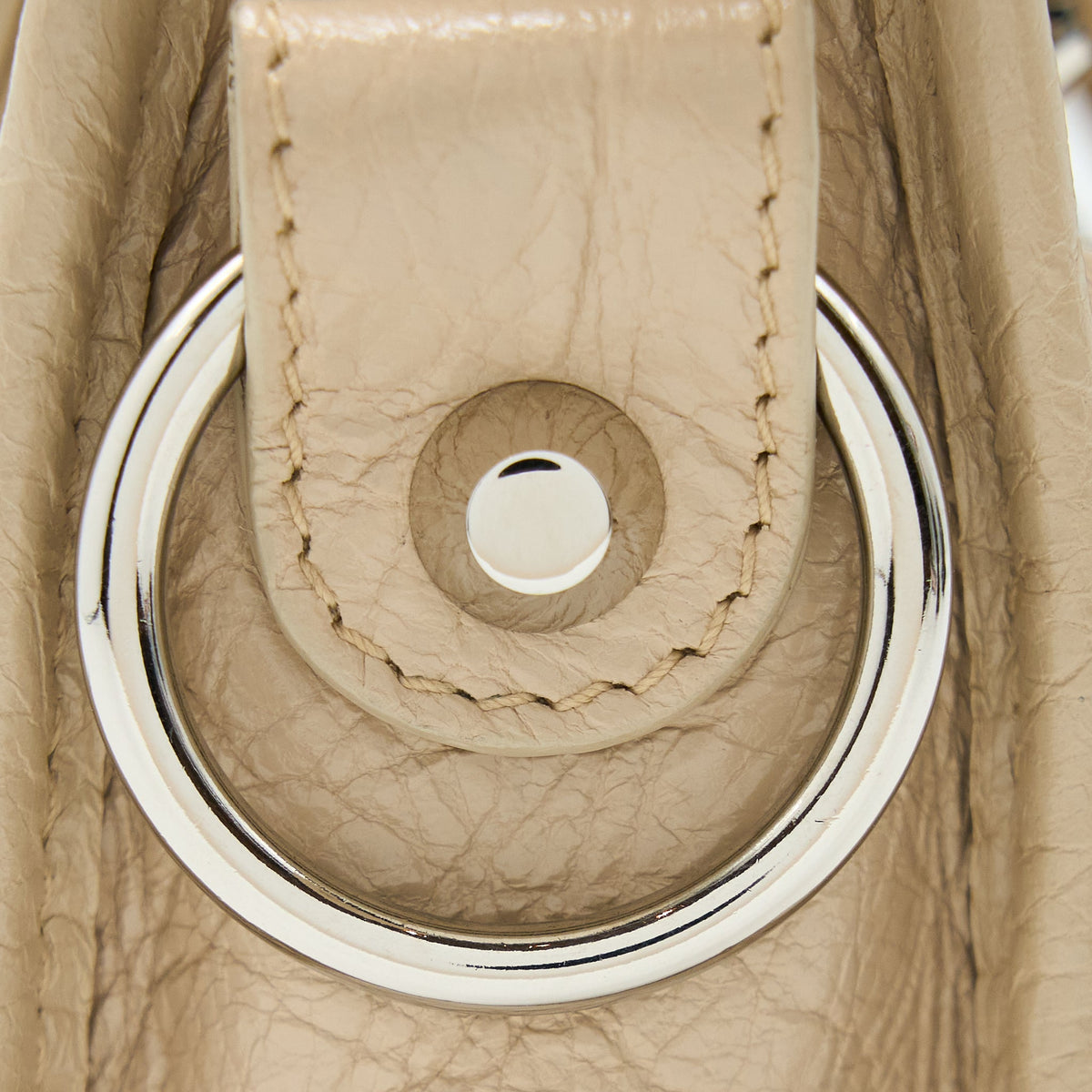 Balenciaga Mini City Bag Beige SHW — Designer Leather Handbag