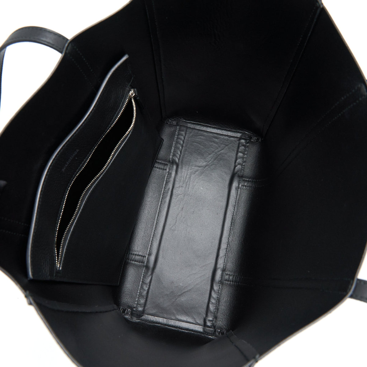Balenciaga leather shopping Tote Bag Black — Premium Leather Tote