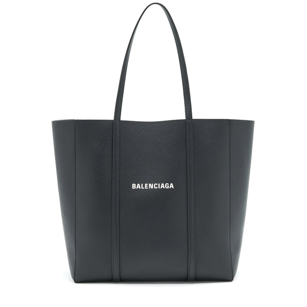 Balenciaga leather shopping Tote Bag Black — Premium Leather Tote