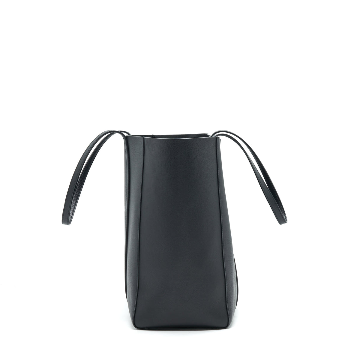 Balenciaga leather shopping Tote Bag Black — Premium Leather Tote