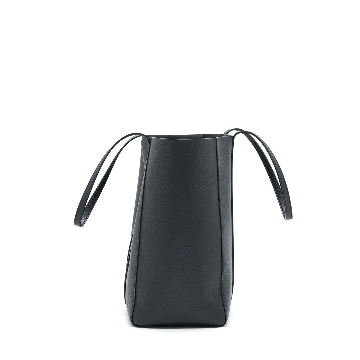 Balenciaga leather shopping Tote Bag Black — Premium Leather Tote