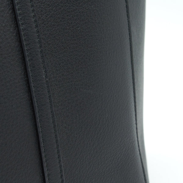 Balenciaga leather shopping Tote Bag Black — Premium Leather Tote