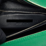 Balenciaga authentic luxury handbag Green leather craftsmanship
