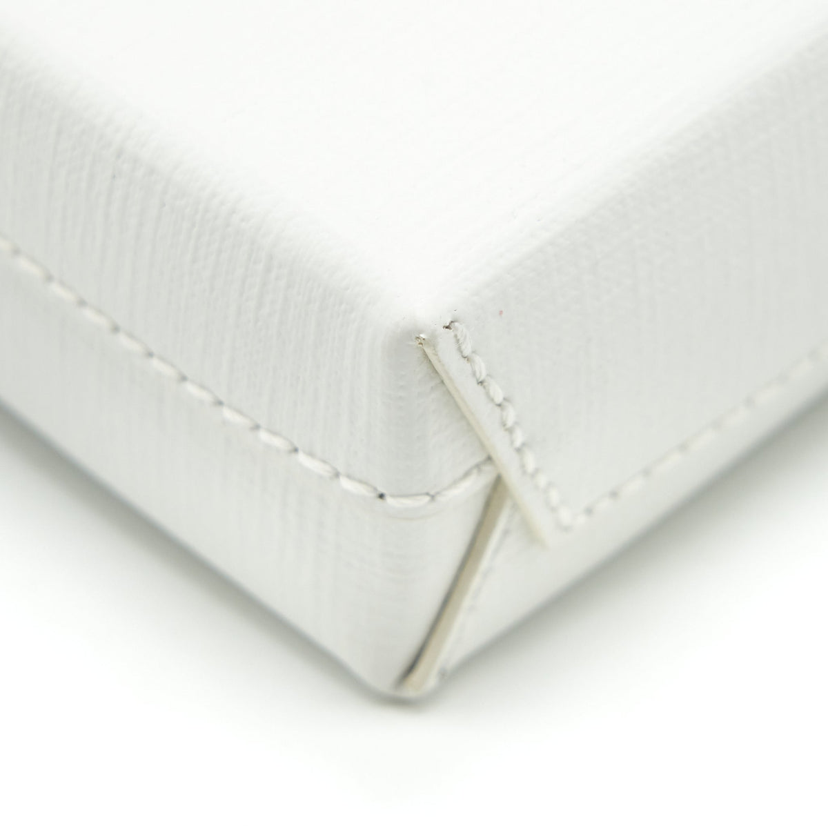 Side view of Balenciaga handbag White premium designer bag