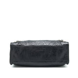 Balenciaga authentic luxury handbag Black leather craftsmanship