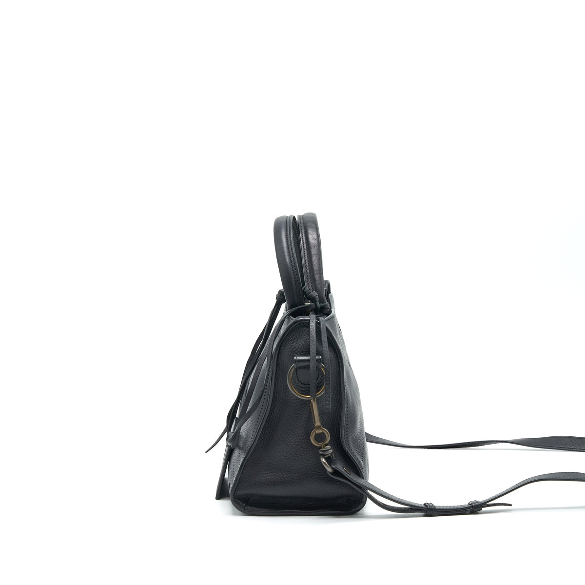 Balenciaga Stud Free blackout City Bag — Designer Leather Handbag