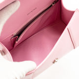 Balenciaga authentic luxury handbag Pink calf craftsmanship