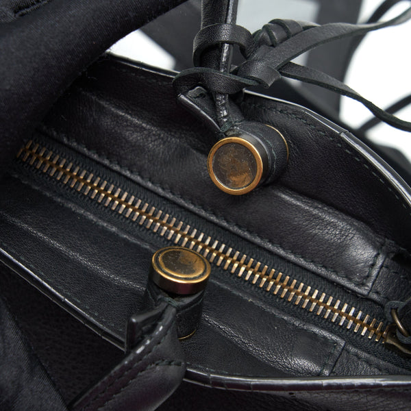 Balenciaga Stud Free blackout City Bag — Designer Leather Handbag