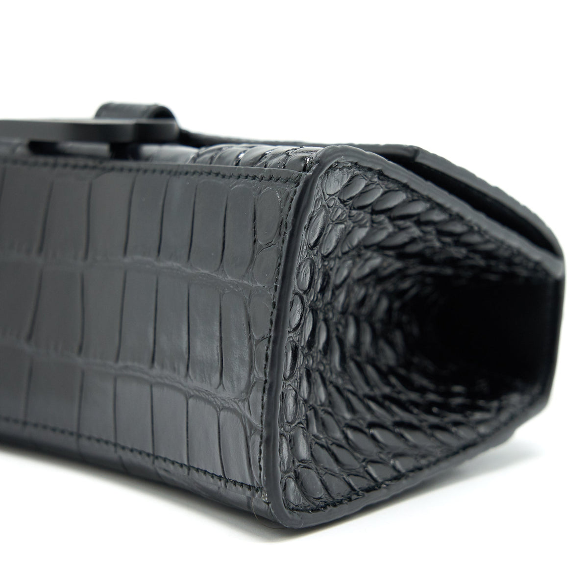 Balenciaga Hourglass XS So Black | Designer Top Handle Bag