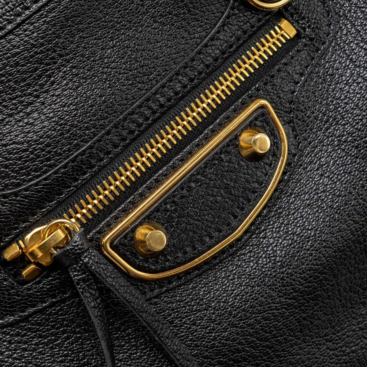 Balenciaga classic city bag Leather black GHW — Designer Leather Handbag