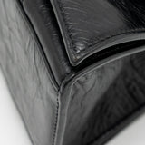 Balenciaga women's handbag Black luxury designer calf
