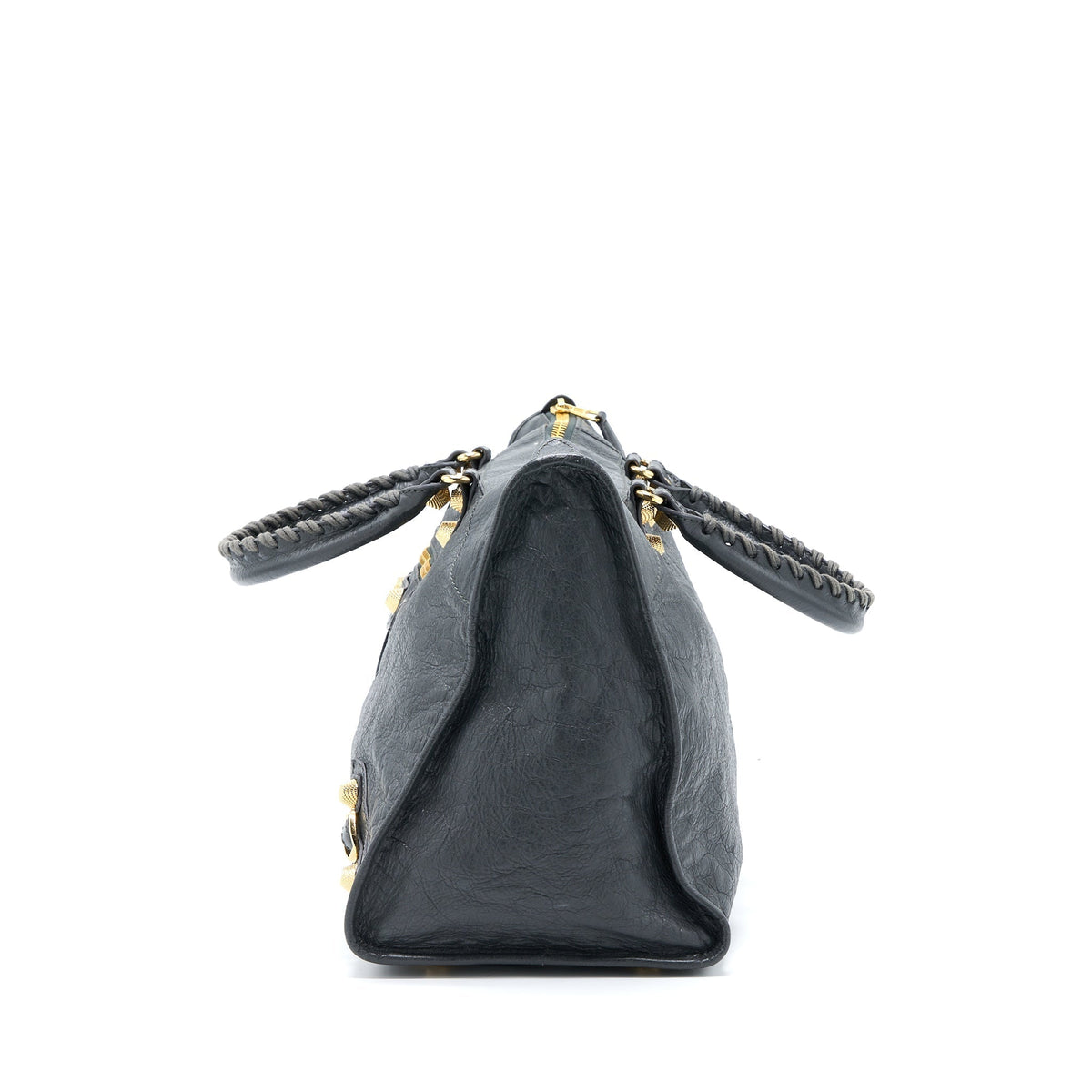 Balenciaga Giant 12 Work City Bag Lambskin Gris Fossile GHW — Designer Leather Handbag