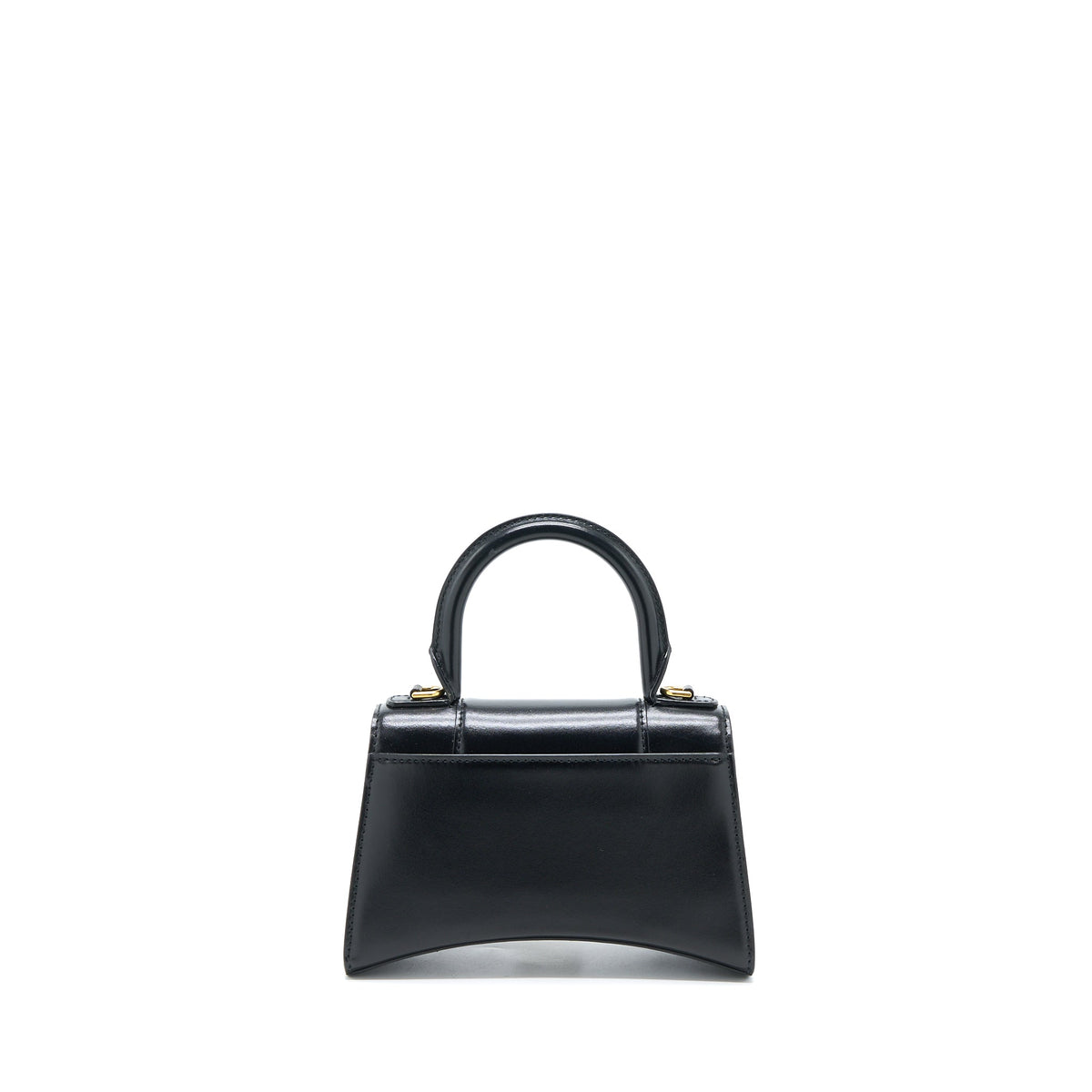 Balenciaga Hourglass XS Calfskin Black GHW | Designer Top Handle Bag