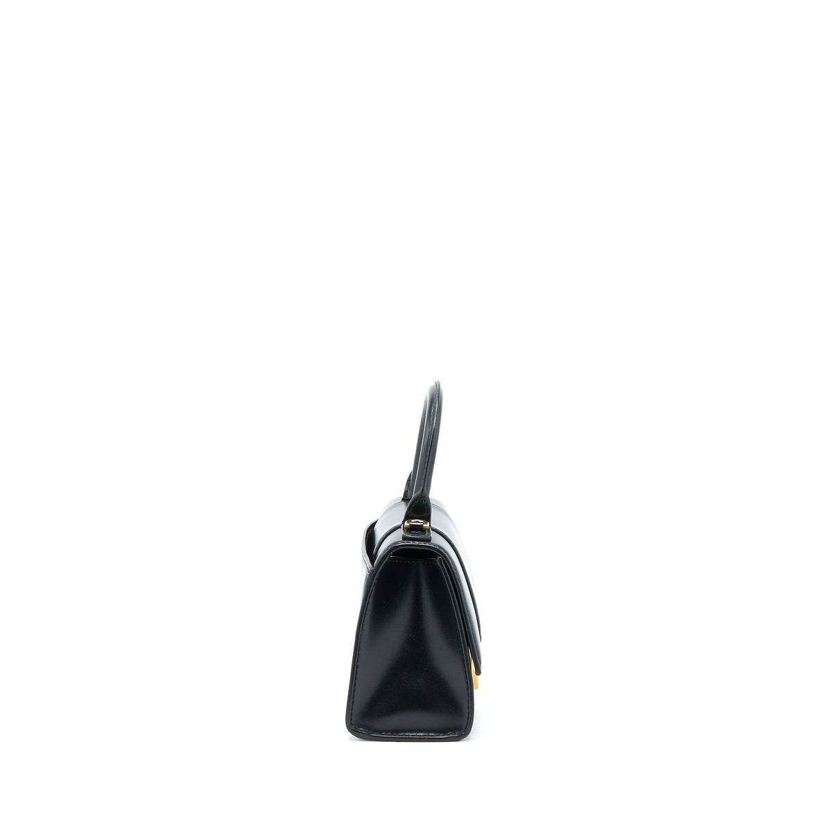 Balenciaga Hourglass XS Calfskin Black GHW | Designer Top Handle Bag