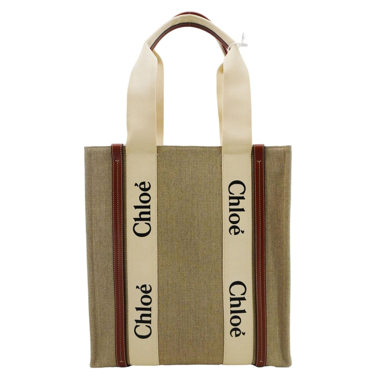 Chloe women's tote bag Beige luxury designer canvas
