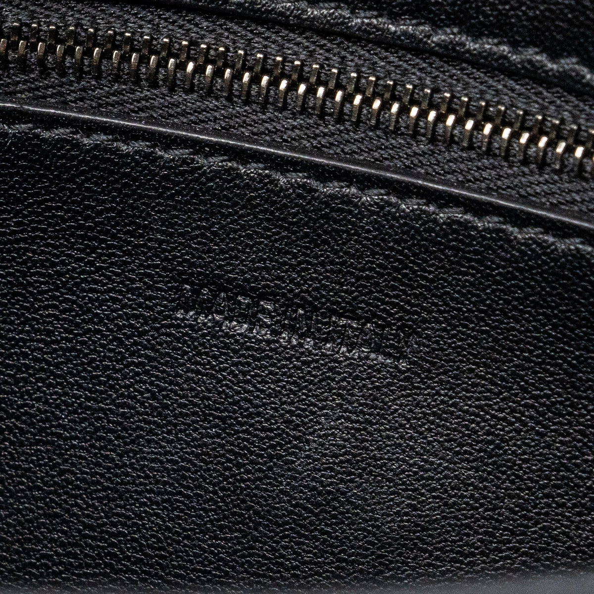 Balenciaga Downtown Small Shoudler Bag Crocodile Embossed Black with Black Hardware | Designer Shoulder Bag